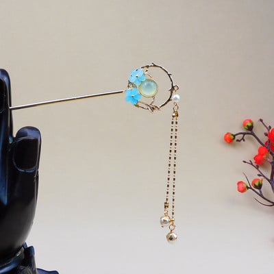 Metalni štapić za kosu Ženske ukosnice Štapići za jelo Kineski stil Ručno izrađena ukosnica Dodaci za pokrivala za glavu Svadbeni vjenčani nakit Pokloni ML