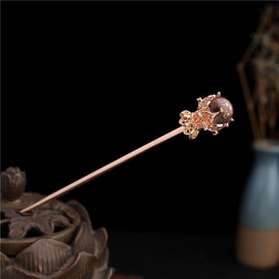 Metalni štapić za kosu Ženske ukosnice Štapići za jelo Kineski stil Ručno izrađena ukosnica Dodaci za pokrivala za glavu Svadbeni vjenčani nakit Pokloni ML