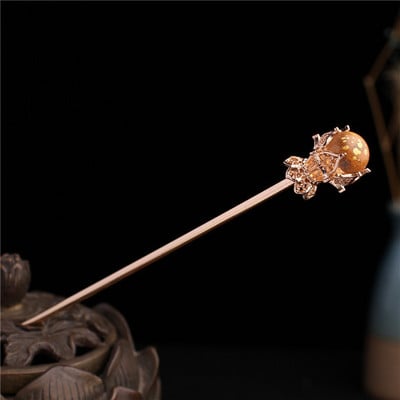 Metalni štapić za kosu Ženske ukosnice Štapići za jelo Kineski stil Ručno izrađena ukosnica Dodaci za pokrivala za glavu Svadbeni vjenčani nakit Pokloni ML