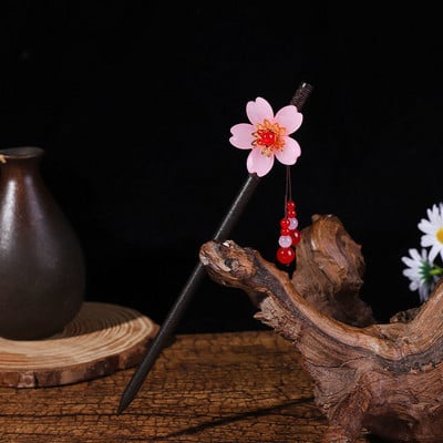 Metalni štapić za kosu Ženske ukosnice Štapići za jelo Kineski stil Ručno izrađena ukosnica Dodaci za pokrivala za glavu Svadbeni vjenčani nakit Pokloni ML