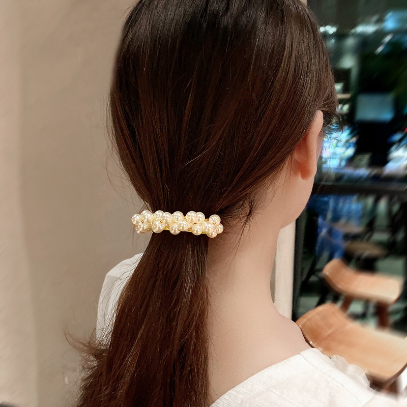 Korejska verzija nove proljetne ukosnice s kamenčićima biserna ukosnica za glavu temperament ženski modni ležerni dodaci za kosu