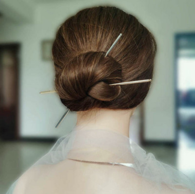 Novi metalni tekući štapići za kosu u obliku leptira za žene Ukosnice za kosu Minimalističke ukosnice za djevojke Alati za izradu punđi za kosu