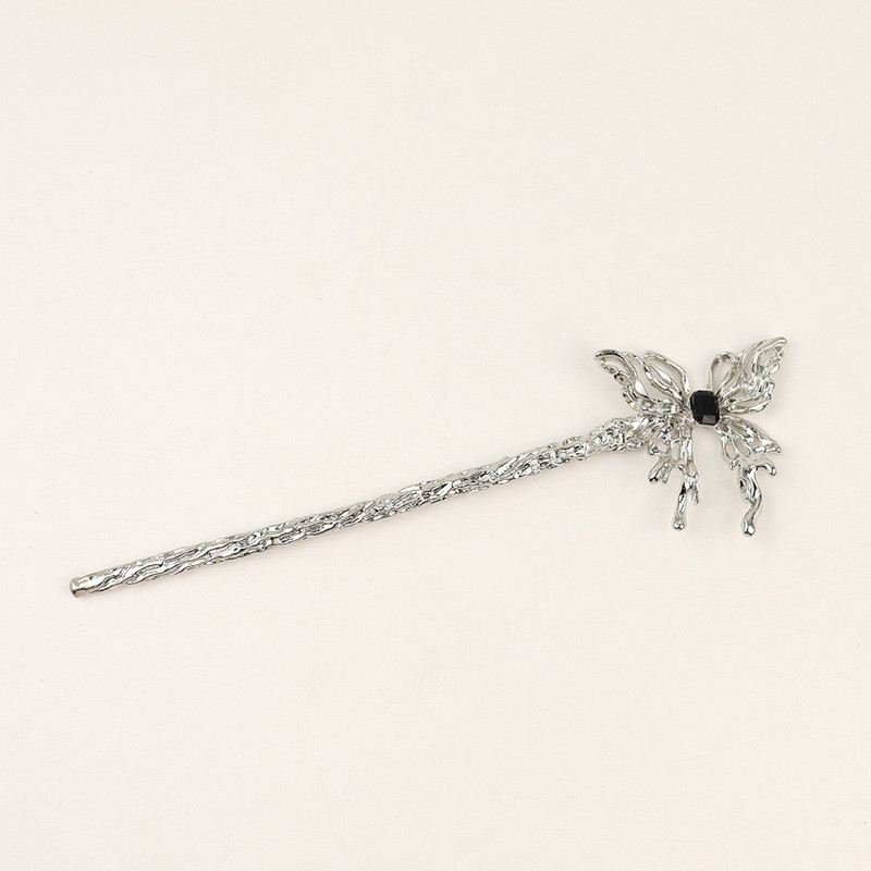 Novi metalni tekući štapići za kosu u obliku leptira za žene Ukosnice za kosu Minimalističke ukosnice za djevojke Alati za izradu punđi za kosu