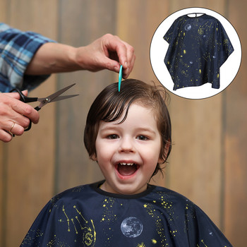 Детска фризьорска наметка Бръснарски аксесоари Бръснарница Наметка за подстригване Barberia Комплект четки за коса Шаблон Престилка за подстригване