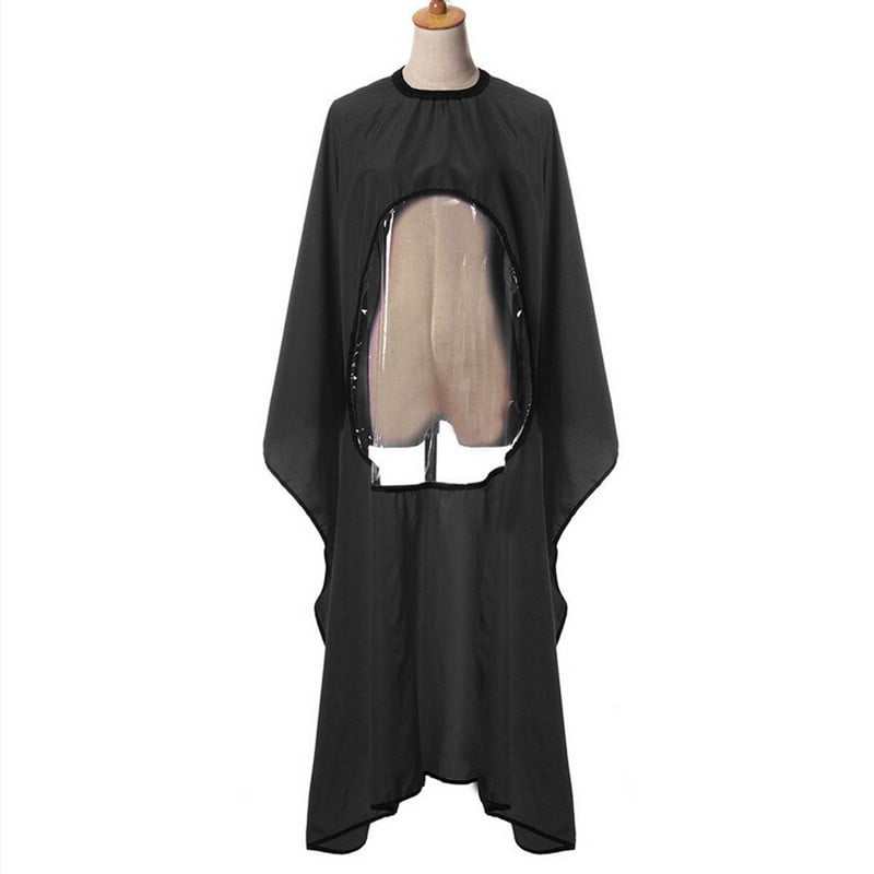 Szalon Fodrász Hajvágás Hajvágás Cape Fodrász Ruha Stylist Nézőablak