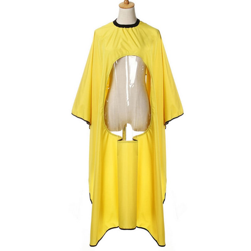 Szalon Fodrász Hajvágás Hajvágás Cape Fodrász Ruha Stylist Nézőablak