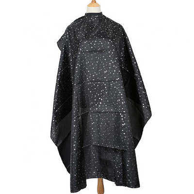 Audiniai Cape Gown Star Print Adults Home Salon Pro Kirpykla Prijuostė Plaukų kirpimas Cape