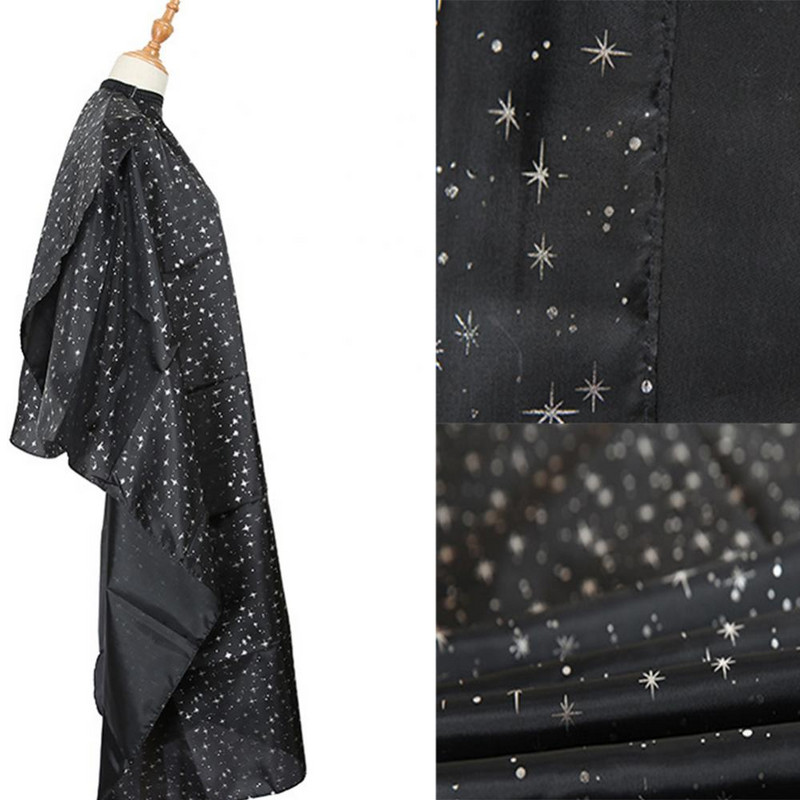 Audiniai Cape Gown Star Print Adults Home Salon Pro Kirpykla Prijuostė Plaukų kirpimas Cape