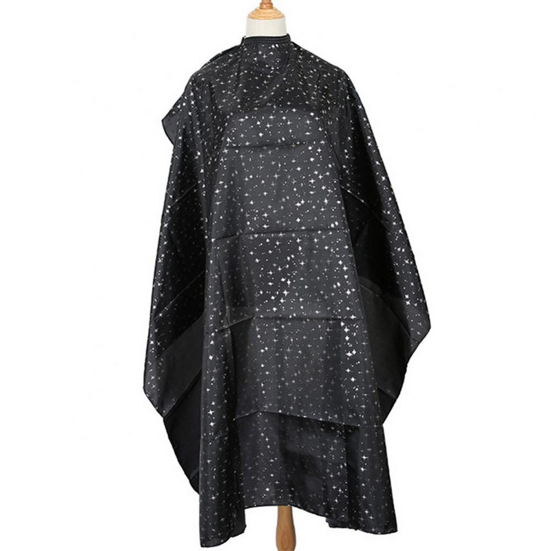 Audiniai Cape Gown Star Print Adults Home Salon Pro Kirpykla Prijuostė Plaukų kirpimas Cape