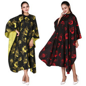 Pelerină profesională de coafură pentru coafură Coafăr Perm șorț pentru coafură Floare de bujor Cape pentru frizer rezistentă la apă