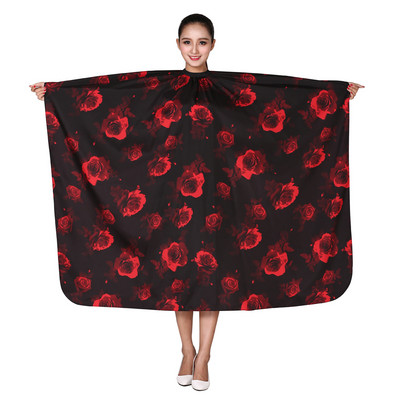 Pelerină profesională de coafură pentru coafură Coafăr Perm șorț pentru coafură Floare de bujor Cape pentru frizer rezistentă la apă