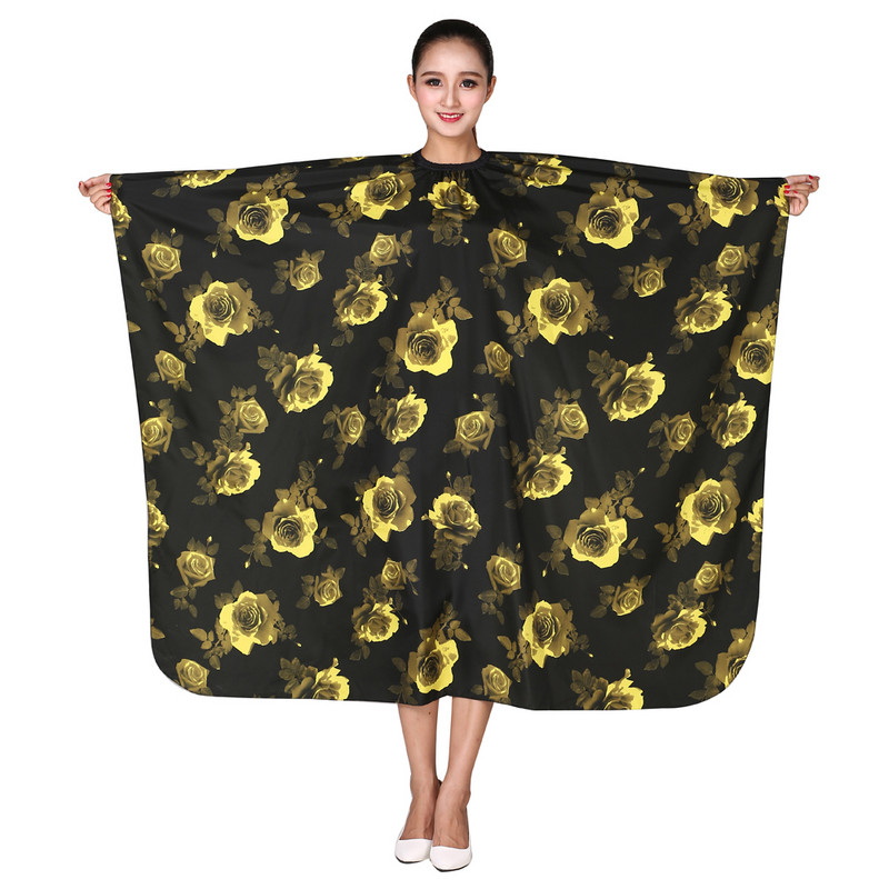 Pelerină profesională de coafură pentru coafură Coafăr Perm șorț pentru coafură Floare de bujor Cape pentru frizer rezistentă la apă