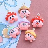 10Pcs Cartoon Mushroom Resin Charms Kawaii DIY Ogrlica Naušnica Narukvica Privjesak Dodaci za izradu nakita Telefon Dekoracija privjeska za ključeve