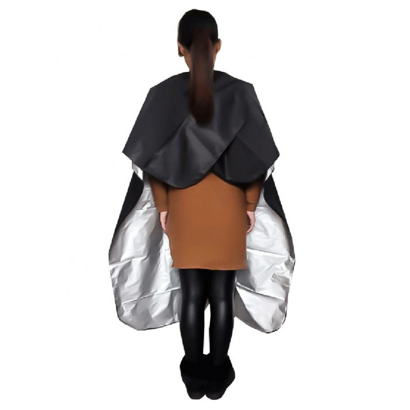 Profesionali suaugusiųjų kirpykla Cape Gown vandeniui atspari plaukų kirpimo audinys Tinka kirpykloms, plaukų dažymui, ilgalaikiams kirpimams ir kt.