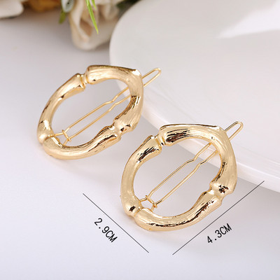 Γυναικεία μόδα AZ 26 γράμματα Κλιπ μαλλιών μεταλλική γεωμετρία φουρκέτες για κορίτσια Gothic Barrettes Κάλυμμα κεφαλής Αξεσουάρ μαλλιών Χονδρική