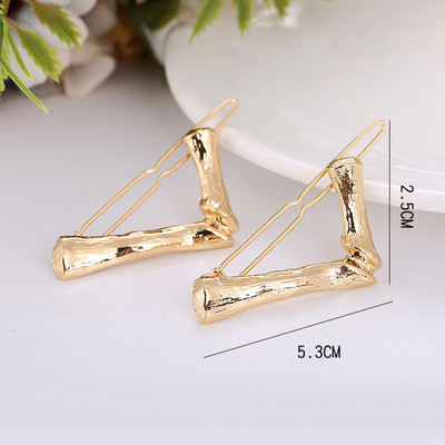 Γυναικεία μόδα AZ 26 γράμματα Κλιπ μαλλιών μεταλλική γεωμετρία φουρκέτες για κορίτσια Gothic Barrettes Κάλυμμα κεφαλής Αξεσουάρ μαλλιών Χονδρική