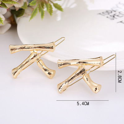 Γυναικεία μόδα AZ 26 γράμματα Κλιπ μαλλιών μεταλλική γεωμετρία φουρκέτες για κορίτσια Gothic Barrettes Κάλυμμα κεφαλής Αξεσουάρ μαλλιών Χονδρική