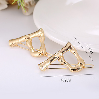 Γυναικεία μόδα AZ 26 γράμματα Κλιπ μαλλιών μεταλλική γεωμετρία φουρκέτες για κορίτσια Gothic Barrettes Κάλυμμα κεφαλής Αξεσουάρ μαλλιών Χονδρική