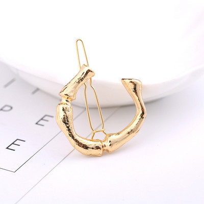 Γυναικεία μόδα AZ 26 γράμματα Κλιπ μαλλιών μεταλλική γεωμετρία φουρκέτες για κορίτσια Gothic Barrettes Κάλυμμα κεφαλής Αξεσουάρ μαλλιών Χονδρική