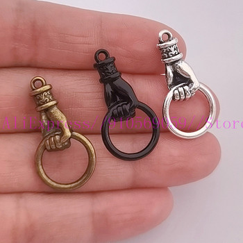 10 τμχ Κρίκοι λαβής Hand Charms Connector βραχιόλι Σκουλαρίκια κολιέ DIY Κοσμήματα Κατασκευής Χεριών Κρεμαστό κόσμημα Αξεσουάρ