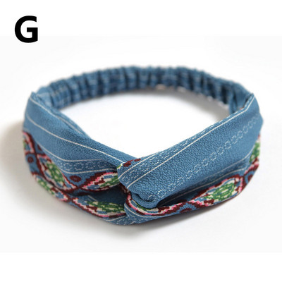 Traka za glavu sa slatkim cvjetnim otiskom Ženske nove elastične trake za kosu Ručno izrađeni šifonski turban Marama za kosu Dodatak za kosu