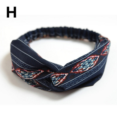 Traka za glavu sa slatkim cvjetnim otiskom Ženske nove elastične trake za kosu Ručno izrađeni šifonski turban Marama za kosu Dodatak za kosu