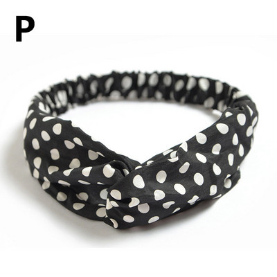 Traka za glavu sa slatkim cvjetnim otiskom Ženske nove elastične trake za kosu Ručno izrađeni šifonski turban Marama za kosu Dodatak za kosu