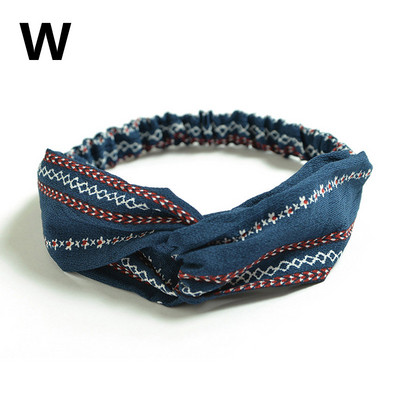 Traka za glavu sa slatkim cvjetnim otiskom Ženske nove elastične trake za kosu Ručno izrađeni šifonski turban Marama za kosu Dodatak za kosu