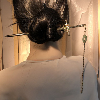 Пръчки за коса в китайски стил за жени Момиче Ретро дълги пискюли Фиби за коса Ежедневно парти Пръчка за коса Мода Hanfu Аксесоари за шапки