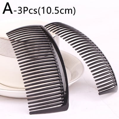 3 kom/lot prozirna plastika 23/29 češalj s umetnutim češljem Stezaljka za češalj DIY ručno izrađeni materijal za nakit za kosu Dodaci za nakit za kosu