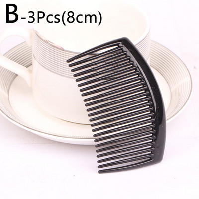 3 kom/lot prozirna plastika 23/29 češalj s umetnutim češljem Stezaljka za češalj DIY ručno izrađeni materijal za nakit za kosu Dodaci za nakit za kosu