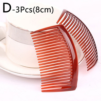 3 kom/lot prozirna plastika 23/29 češalj s umetnutim češljem Stezaljka za češalj DIY ručno izrađeni materijal za nakit za kosu Dodaci za nakit za kosu