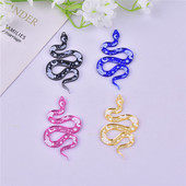 Amestecați 10 bucăți de culoare, flori de lună, șarpe, farmece arcilice pentru realizarea de design de bijuterii de cercei DIY