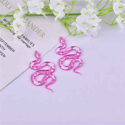 Amestecați 10 bucăți de culoare, flori de lună, șarpe, farmece arcilice pentru realizarea de design de bijuterii de cercei DIY