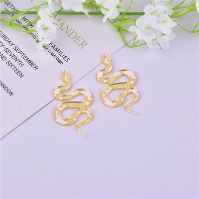 Amestecați 10 bucăți de culoare, flori de lună, șarpe, farmece arcilice pentru realizarea de design de bijuterii de cercei DIY