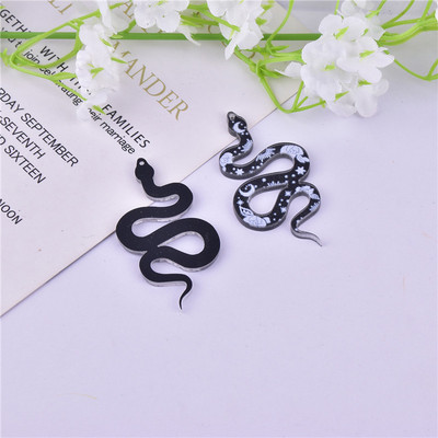 Amestecați 10 bucăți de culoare, flori de lună, șarpe, farmece arcilice pentru realizarea de design de bijuterii de cercei DIY