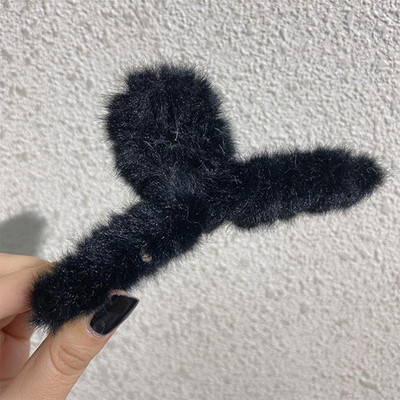 Koreai Női Lányok Aranyos Színes Puha Plüss Haj Karmok Édes Hajtartó Fejpánt Hajcsat Hajtű Divatos Haj kiegészítők