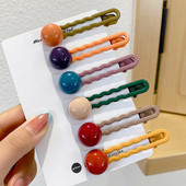 Agrafe de păr noi pentru femei, de culoare bomboană, agrafă pentru gură de rață, agrafe drăguțe, agrafe pentru breton, accesorii de păr la modă.