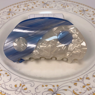 2022-es új trend Yin Yang Tai Chi Hair Claw Clip Hajtű Színes Fejfedők Női Fürdőszőr Kiegészítő Vintage Fejdísz Ékszerek