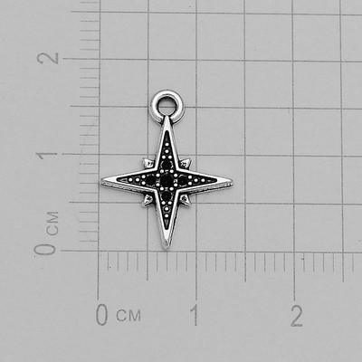 90db/tétel 9x17mm-es antik ezüstözött aranyos asztrál bűbájok mini Morning Star medálok barkács ékszerek készítéséhez Finding fülbevaló