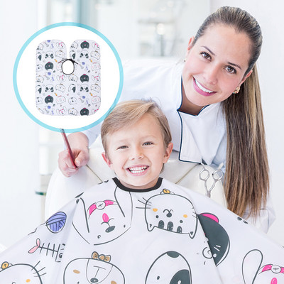 Cape frizer tunsoare șorț salon copii coafură păr copii rochie frizer tuns copil husă stilist impermeabil desen animat