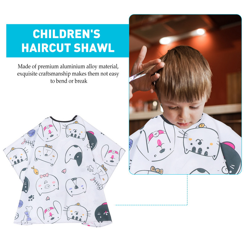 Cape frizer tunsoare șorț salon copii coafură păr copii rochie frizer tuns copil husă stilist impermeabil desen animat