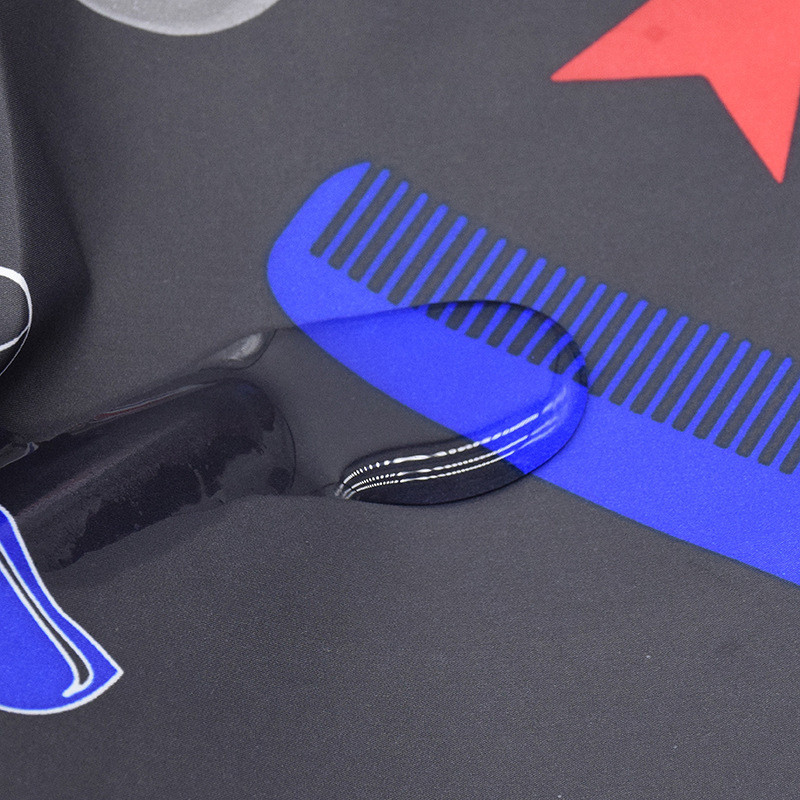 Frizerski coth uzorak za šišanje, vodootporna tkanina, brijački salon, ogrtač, profesionalni frizer, retro frizerska krpa