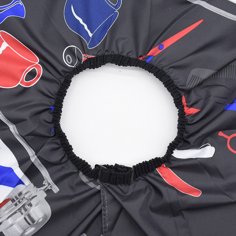 Frizerski coth uzorak za šišanje, vodootporna tkanina, brijački salon, ogrtač, profesionalni frizer, retro frizerska krpa