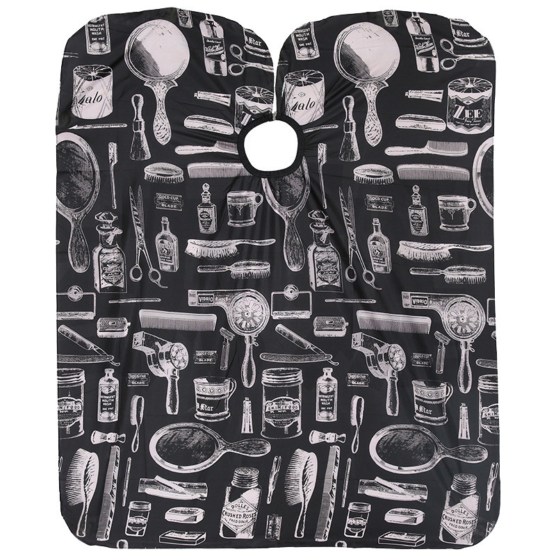 Geriausiai parduodami 2022 m. produktai Šablonų kirpimas Plaukai Neperšlampami audiniai Salonas Kirpėjas Cape Kirpykla Kirpykla Prijuostė Plaukų kirpimas Pelenai