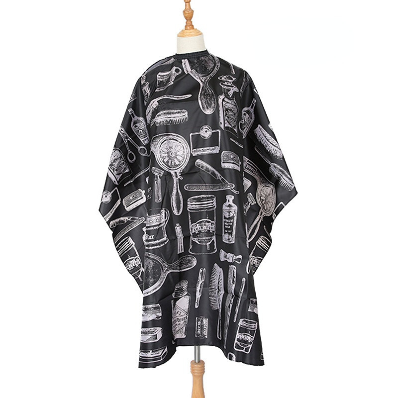 Geriausiai parduodami 2022 m. produktai Šablonų kirpimas Plaukai Neperšlampami audiniai Salonas Kirpėjas Cape Kirpykla Kirpykla Prijuostė Plaukų kirpimas Pelenai