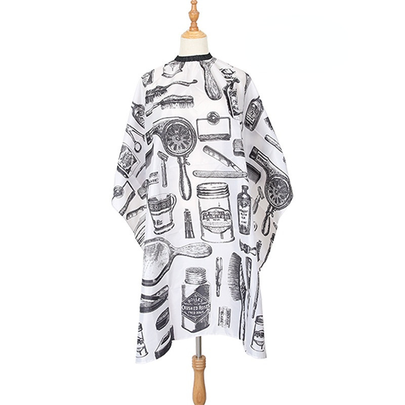 Geriausiai parduodami 2022 m. produktai Šablonų kirpimas Plaukai Neperšlampami audiniai Salonas Kirpėjas Cape Kirpykla Kirpykla Prijuostė Plaukų kirpimas Pelenai