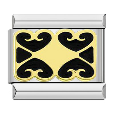 Hapiship Original Daisy Hästi tehtud Õnne Parim sõber Armastus Itaalia võlu Sobiv 9mm käevõru roostevabast terasest ehete valmistamine DJ235