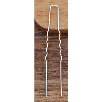 50 gab. Matu kociņi U formas matu sprādzes Adatas iestatīšanas aksesuāri sievietēm Rotaslietas Lielapjoma Juvelierizstrādājumu izgatavošana DIY vairumtirdzniecība