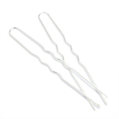 50 gab. Matu kociņi U formas matu sprādzes Adatas iestatīšanas aksesuāri sievietēm Rotaslietas Lielapjoma Juvelierizstrādājumu izgatavošana DIY vairumtirdzniecība